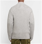 Ten C - Wool-Blend Zip-Up Cardigan - Men - Light gray