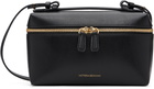 Victoria Beckham Black Leather Vanity Crossbody Bag