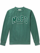 Museum Of Peace & Quiet - University Logo-Print Cotton-Jersey Sweatshirt - Green