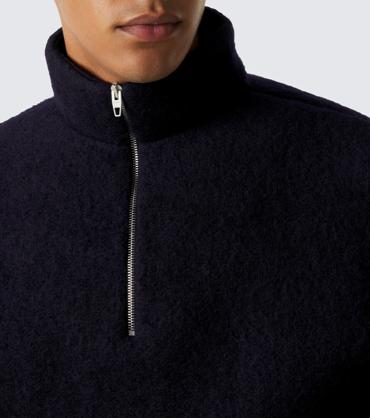 Jil Sander Wool-blend half-zip sweater Jil Sander