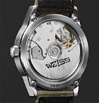 Weiss - Automatic Issue 38mm Stainless Steel and CORDURA Field Watch - White