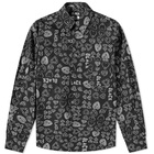 Comme des Garçons Men's CDG All Over Print Shirt in Black