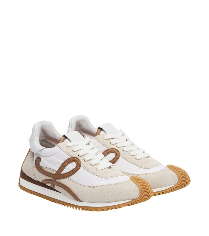 Photo: Loewe Flow Runner 2.0 suede-trimmed sneakers