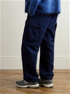 Beams Plus - Wide-Leg Cotton-Ripstop Cargo Trousers - Blue