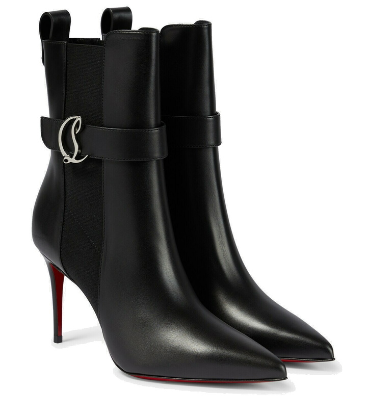Photo: Christian Louboutin CL Chelsea leather ankle boots