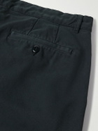 Hartford - Tommy Straight-Leg Cotton-Twill Trousers - Blue
