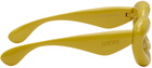 Loewe Yellow Inflated Cat-Eye Sunglasses