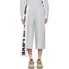 Stella McCartney Grey All Is Love Wide Leg Lounge Pants