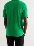 BOTTEGA VENETA - Slim-Fit Cotton-Blend Terry T-Shirt - Green - XS