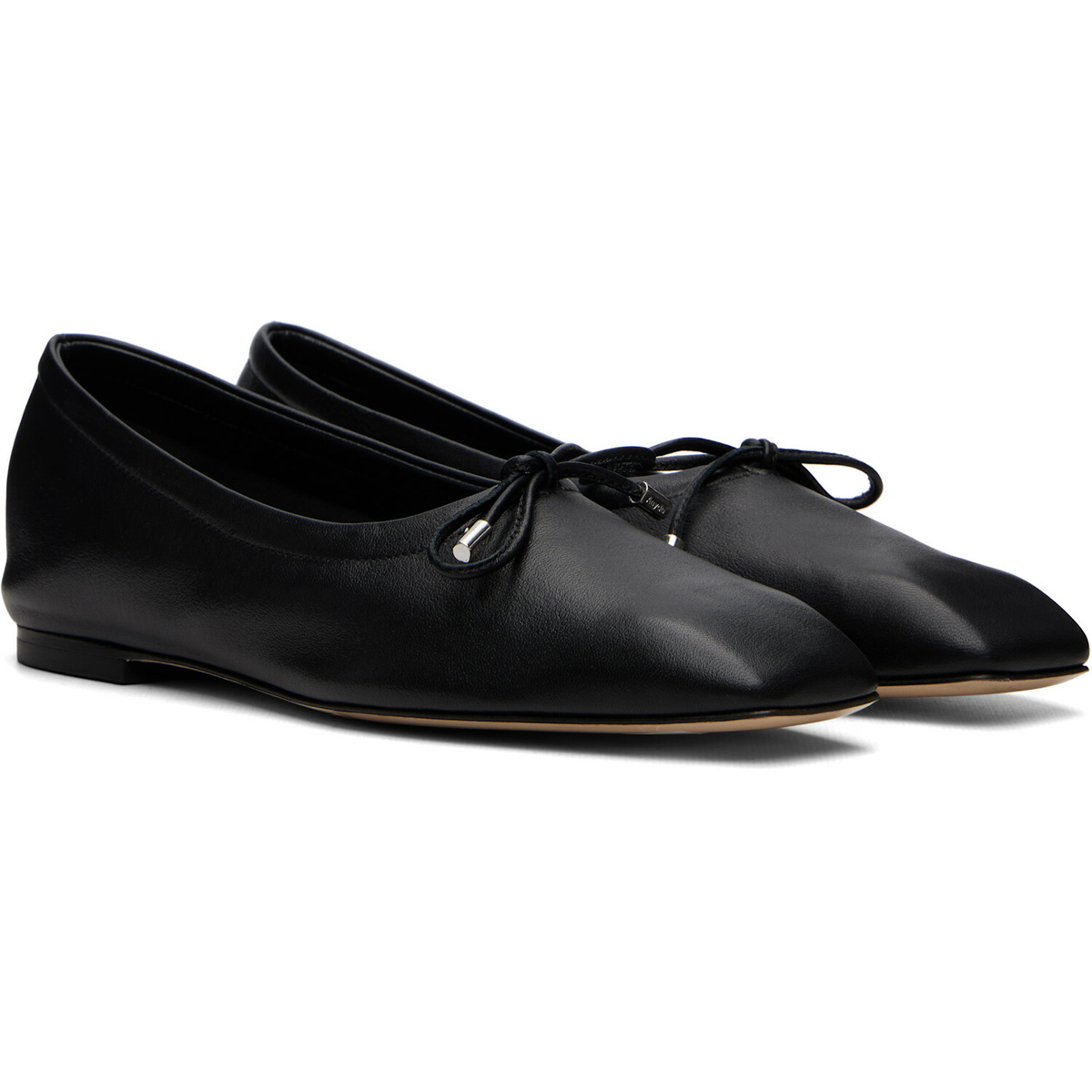 Aeyde Black Nomi Glove Ballerina Flats