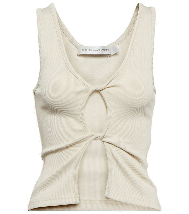 Photo: Christopher Esber Twisted tank top
