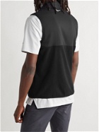 Nike Golf - Victory Shell-Panelled Therma-FIT Gilet - Black