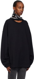 Y/Project Black Triple Collar Sweatshirt