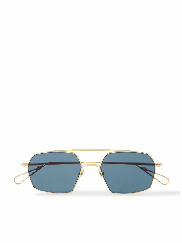 Photo: AHLEM - Haussmann Aviator-Style Gold-Tone Sunglasses