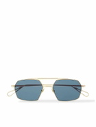 AHLEM - Haussmann Aviator-Style Gold-Tone Sunglasses
