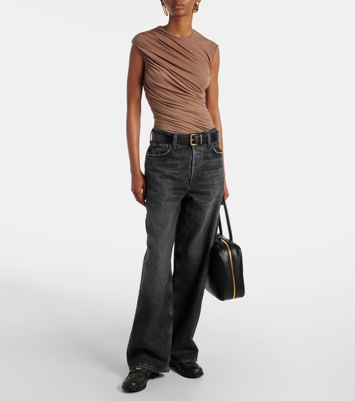 Agolde Ester ruched tank top