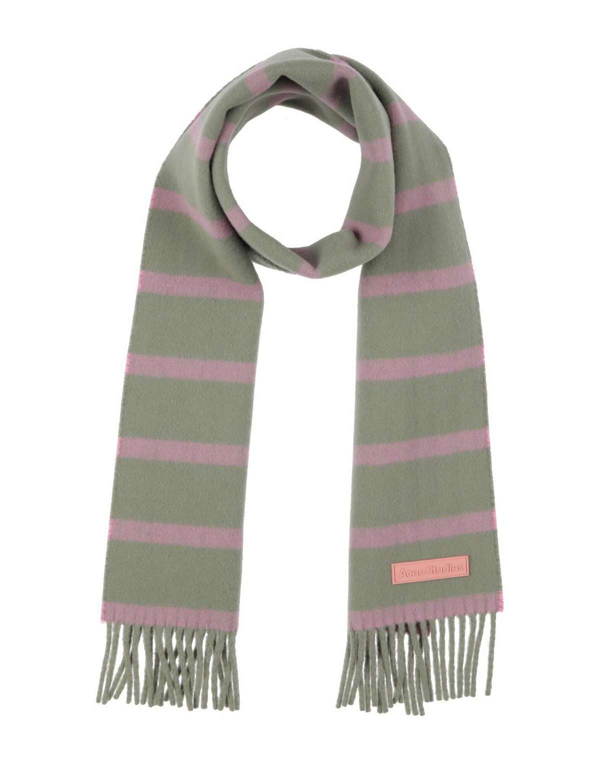 Acne Studios Womens Scarf in Sage green