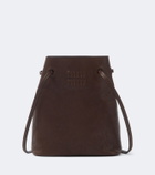 Miu Miu Mini leather shoulder bag