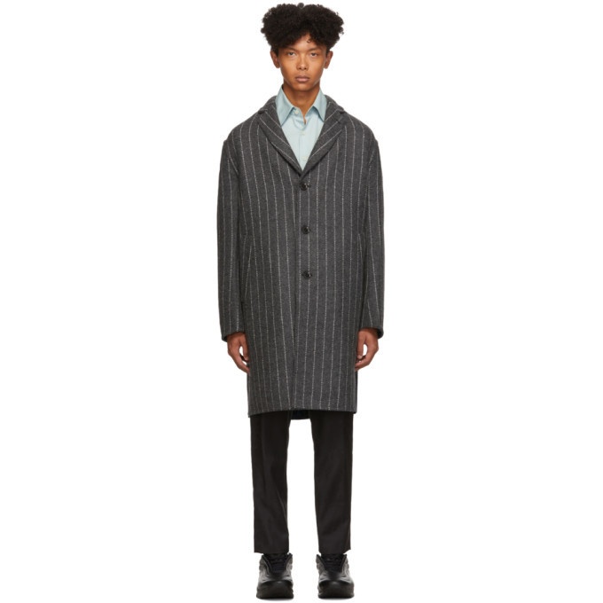 Photo: Paul Smith Grey and White Three Button Coat