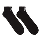 Dolce and Gabbana Black Jacquard Socks