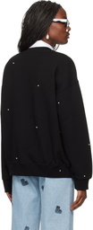 KIMHĒKIM Black Pearl Embellished 'Universe' Sweatshirt