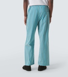 Bode Shore Stripe cotton-blend pajama pants