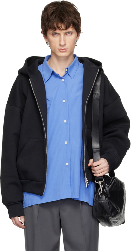 Photo: Seventh Black V2 Zipped Hoodie