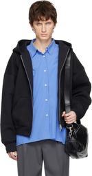 Seventh Black V2 Zipped Hoodie