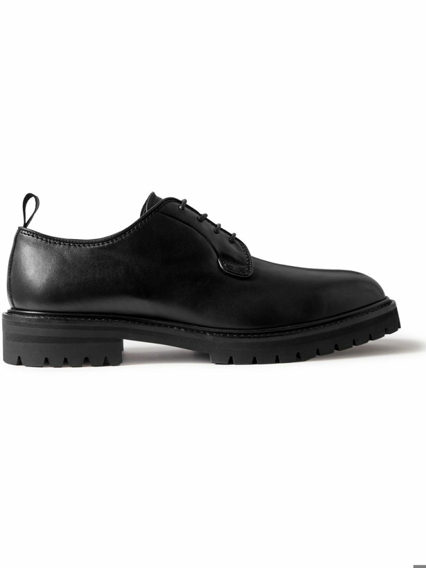 Photo: Officine Creative - Joss 002 Leather Derby Shoes - Black