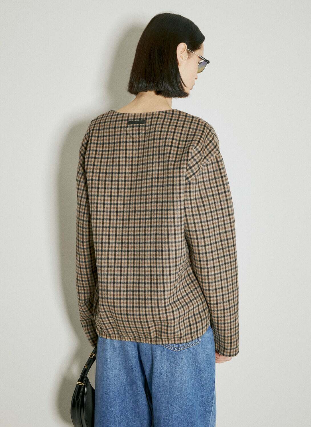 Prada Cashgora Check Top
