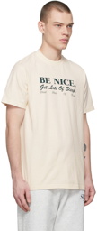 Sporty & Rich Off-White 'Be Nice' T-Shirt