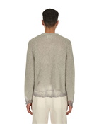 Maison Margiela Distressed V Neck Sweater Light