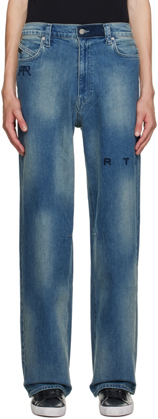 Photo: RTA Blue Wide Leg Jeans