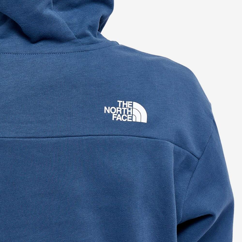 The North Face Women's Icon Crop Full Zip Hoodie in Shady Blue The North  Face