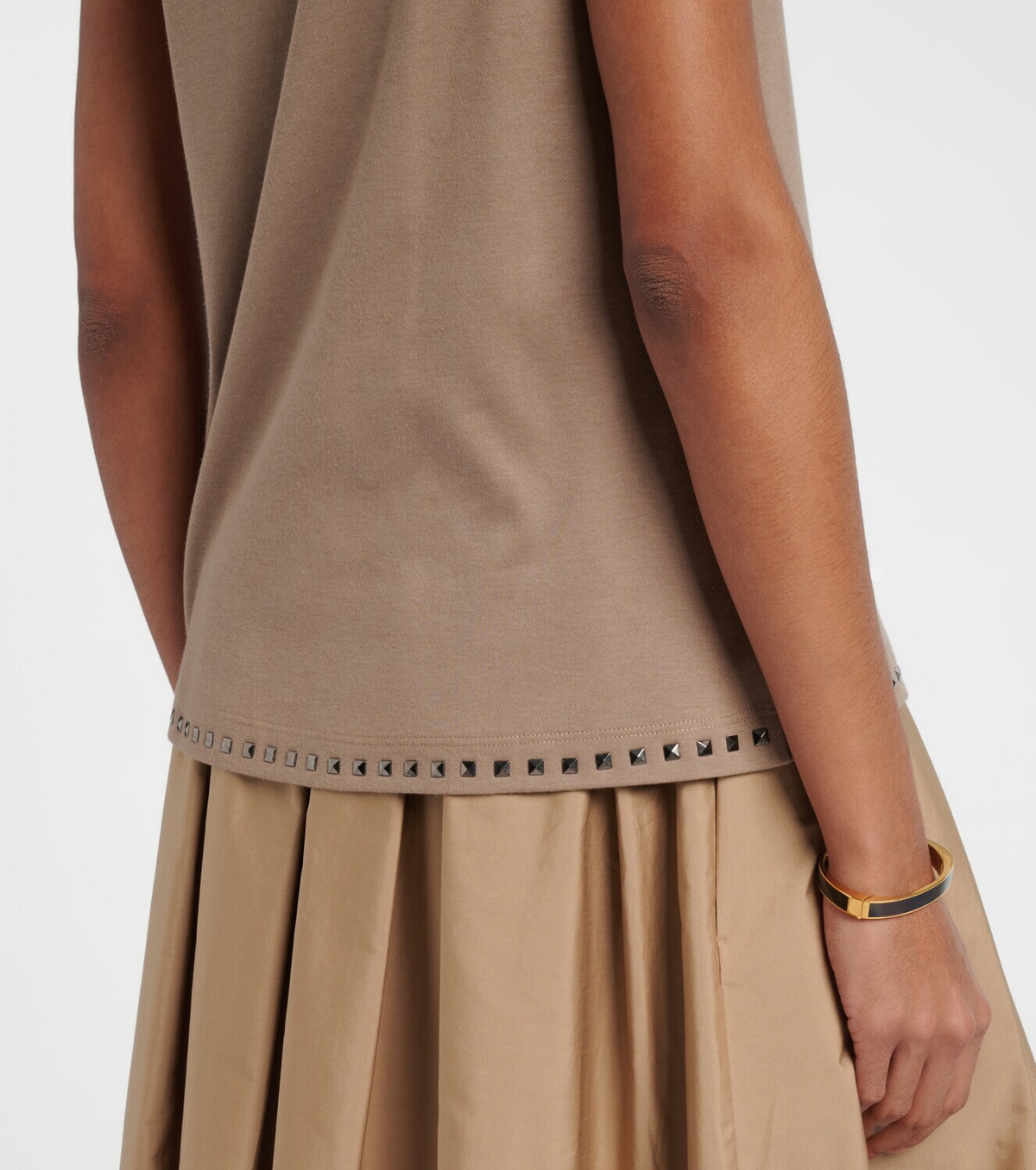 'S Max Mara Furetto embellished cotton-blend tank top