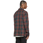 Rhude Blue and Red Trapper Cargo Jacket