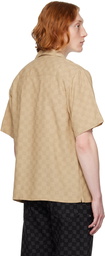 MISBHV Beige Monogram Shirt