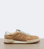 Fendi Fendi Match suede sneakers