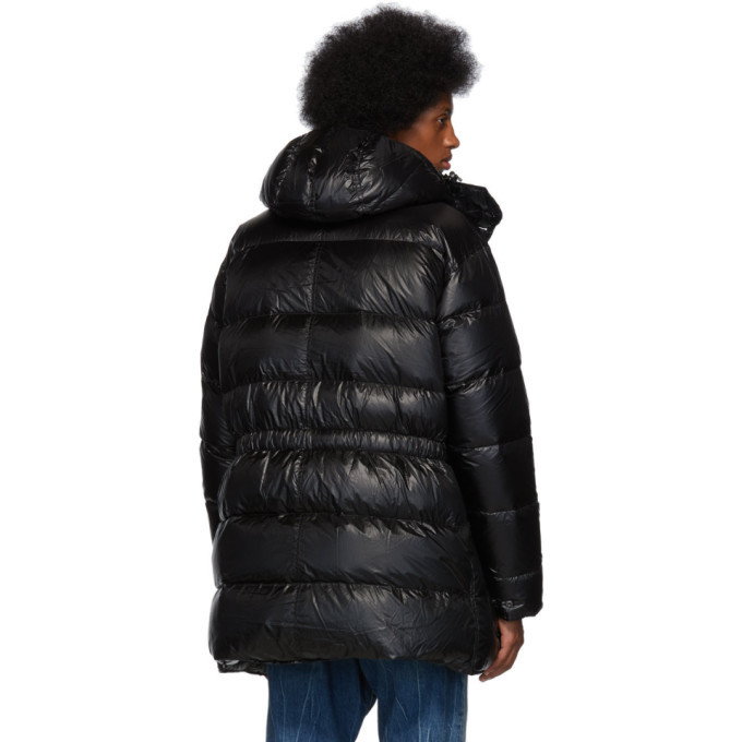 R13 Black Brumal Edition Down Mid Length Anorak Puffer Coat R13