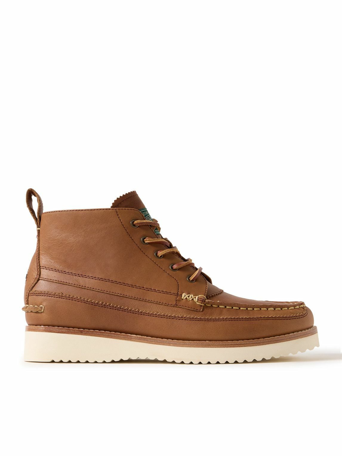 Polo Ralph Lauren Ranger Oiled Leather Boots Brown Polo Ralph Lauren