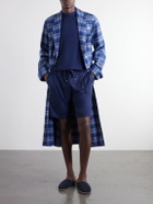 Derek Rose - London Printed Stretch-Modal Jersey Drawstring Pyjama Shorts - Blue