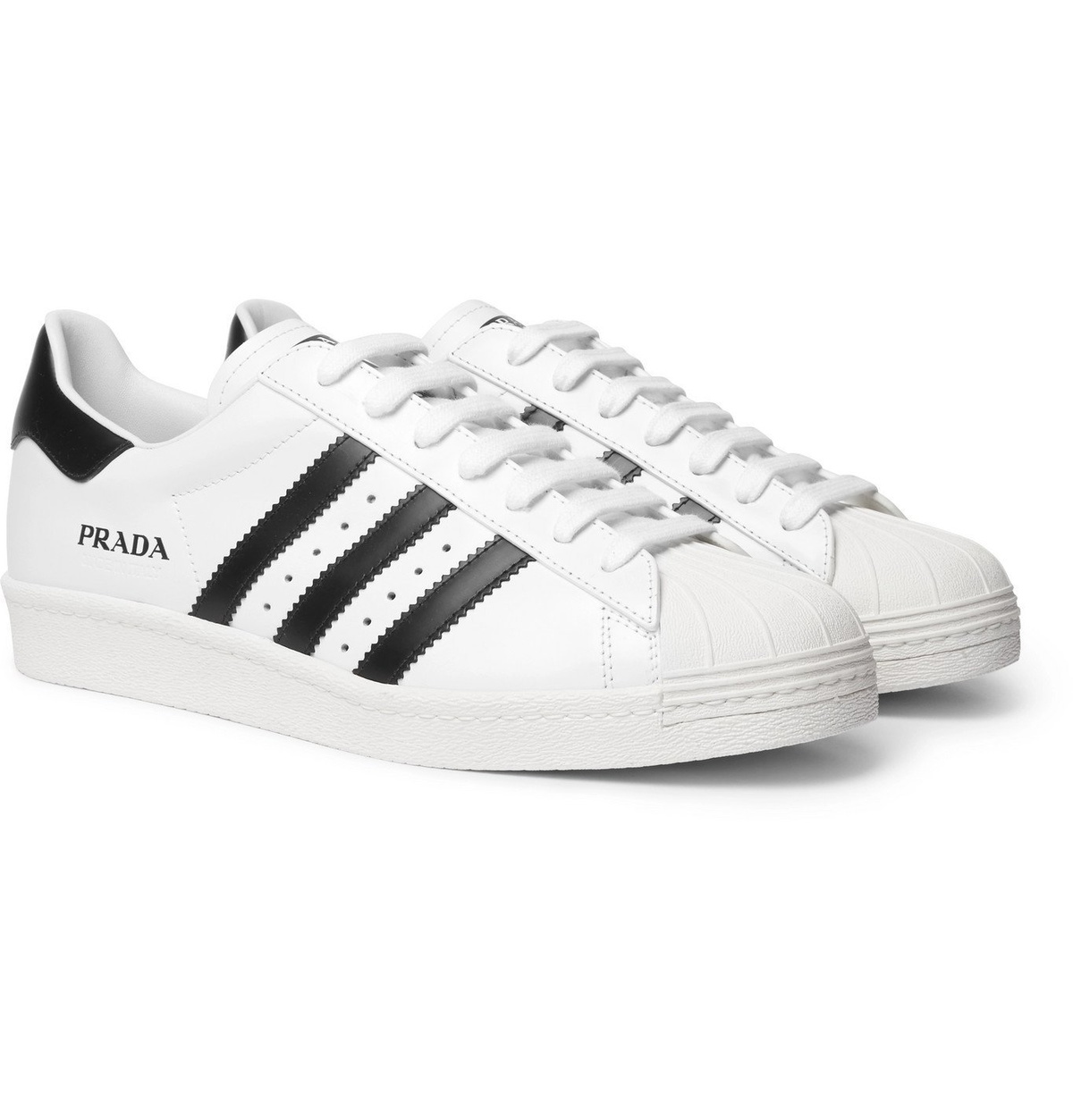 adidas Consortium - Prada Superstar 450 Leather Sneakers