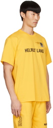 Helmut Lang Yellow Cotton T-Shirt