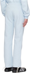 Saintwoods Blue Embroidered Lounge Pants