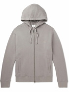 Kingsman - Cotton and Cashmere-Blend Zip-Up Hoodie - Gray