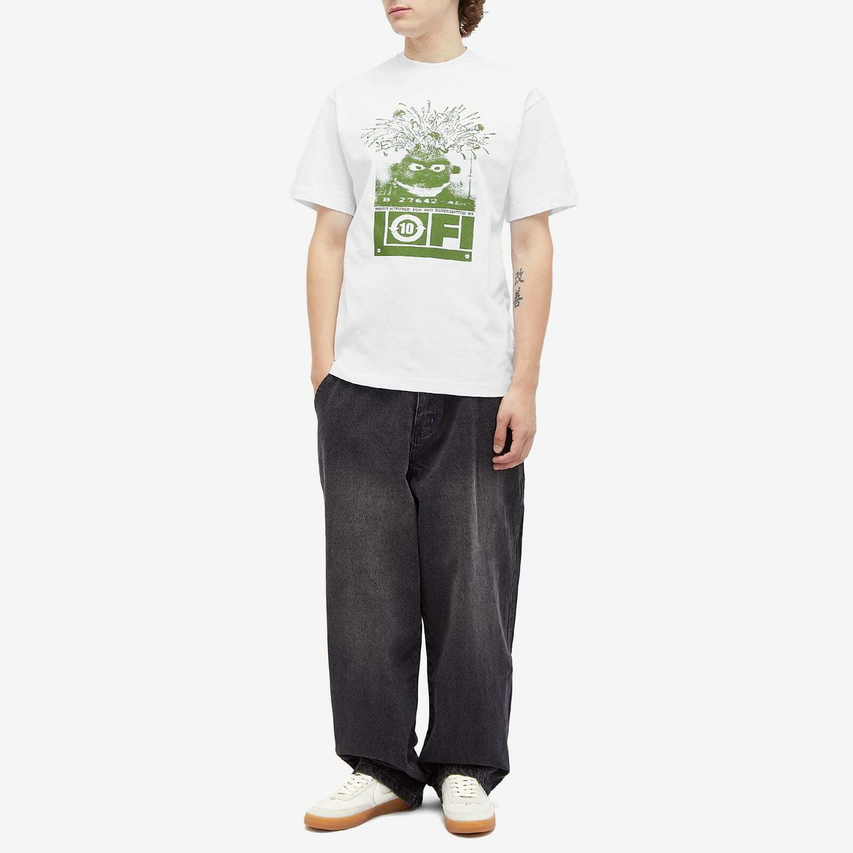 Lo-Fi Men's Grey Matter T-Shirt in White