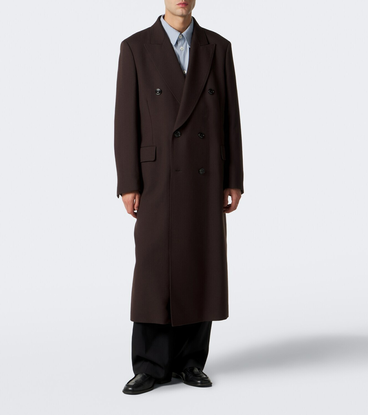 Our Legacy Whale double-breasted virgin wool coat