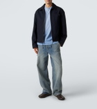 Loewe Logo embroidered cotton jacket