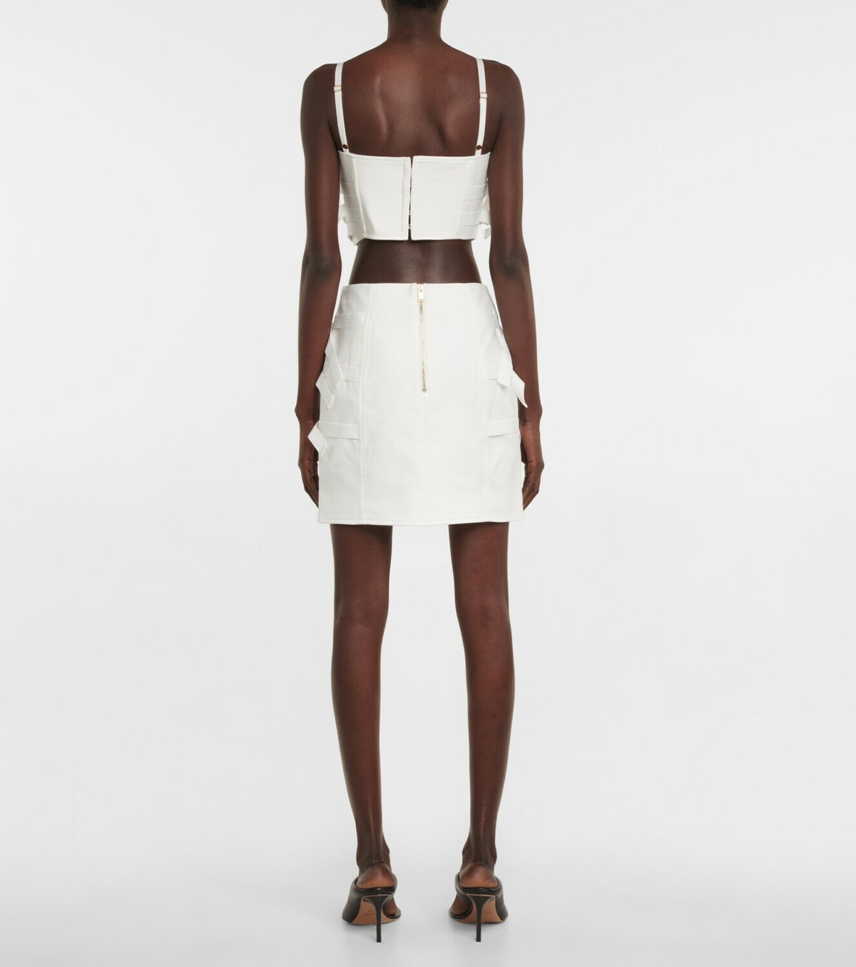 Lace-Up Corset Top - DION LEE