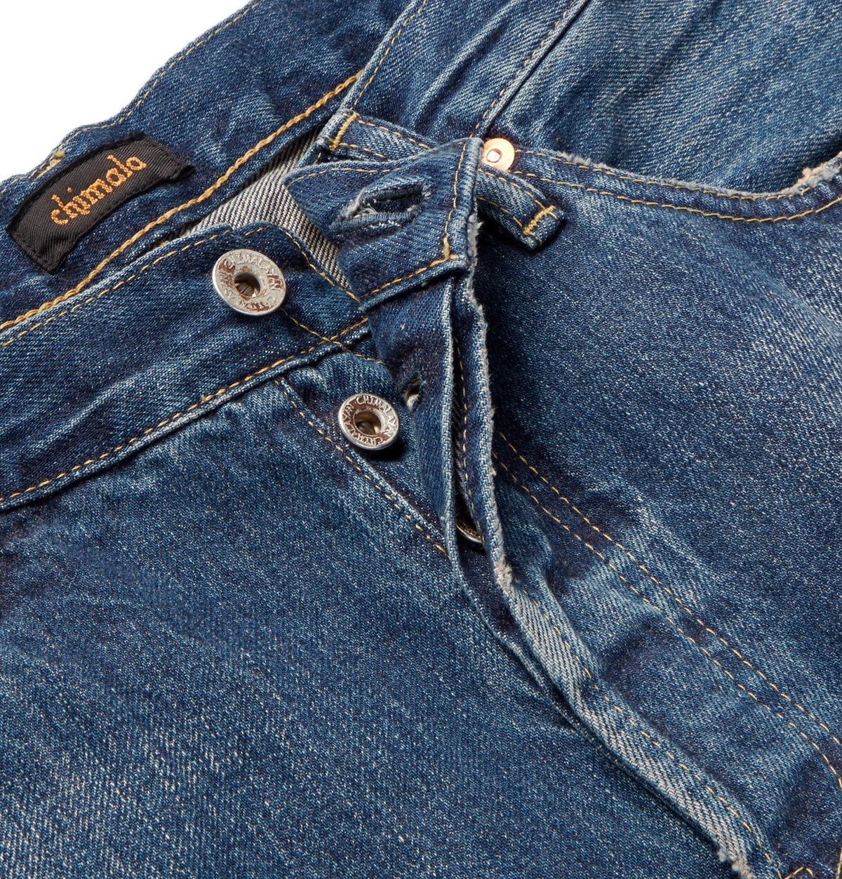 Chimala - Wide-Leg Selvedge Denim Jeans - Blue Chimala